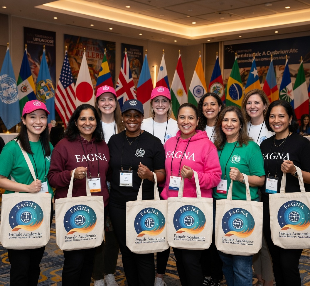 FAGNA® members at global conference with flags